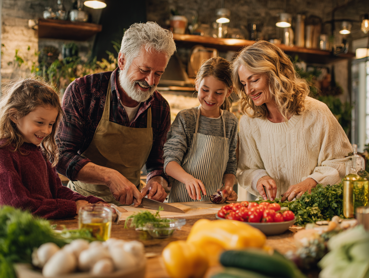 Різноманітні здорові продукти